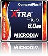 MICRODIA 8GB 82x XTRA Plus Compact Flash CF Card (Retail Package)