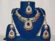 Jewelry Set-rufous Red Enameled Kundan Traditional Wedding Jewelry Set Free Shipping