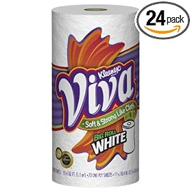Viva Big Roll White Paper Towel, 70-Count Rolls (Pack of 24)