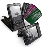 Tuff-Luv Tri-Axis Leather Case Cover For Amazon Kindle 3 (Latest Generation) - Black