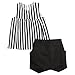 HOTONE Baby Kids Girls Black Striped Tops Blouse Bloomers Shorts 2pcs Outfits (4-5 Years, Striped)