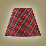 Livex Lighting S328, Shades Traditional Chandelier Clip On Lamp Shade, Plaid Hardback, B5558