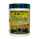 Lifetime Life's Basics Plant Protein with Greens, 20.5-Ounces Tub