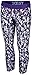Nike Women's Dri-Fit Printed Relay Crop Running Tights-Violet/Multi