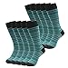 SUTTOS Men's 10 Pairs Cotton Funky Argyle Diamond Striped Long Crew Dress Socks