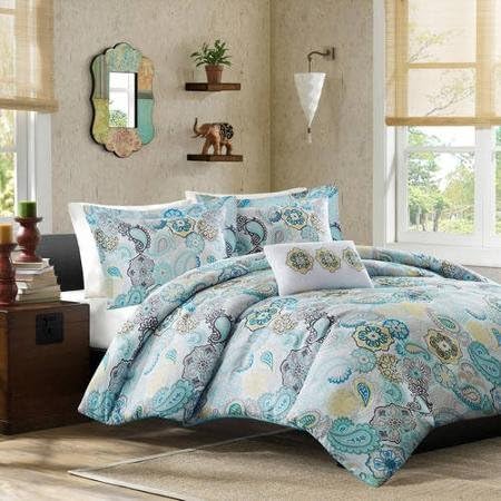 Home Essence Apartment Tula Comforter Set, Blue - FULL/QUEEN
