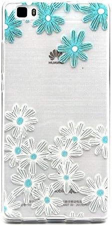 Lapland L11 TPU Soft Case with Flower Cover for Huwei P8 Lite