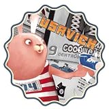 ウサビッチ防水ステッカー L