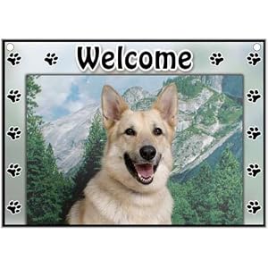 German Shepherd Welcome Sign
