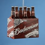 Kurt Adler 2-3/4-Inch Resin Budweiser Six-Pack Miniature Ornament