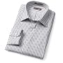 Van Heusen Men's Long Sleeve Men's Fitted Fancy Broadcloth Stripe Shirt