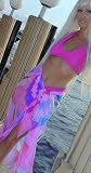 Long Pink Print Pareo - Comes in 6 other Colors