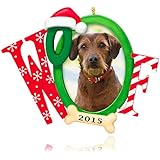 Hallmark Keepsake Ornament: Doggone Good Christmas Photo Frame-Holder