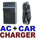 SLB-0937 AC Wall Charger + In-Car Adapter for Samsung L730, L830, i8, NV4, NV33, CL5, PL10