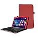 Nextbook 10.1 NXW10QC32G Case,Mama Mouth PU Leather Folio 2-folding Stand Cover with Stylus Holder for 10.1