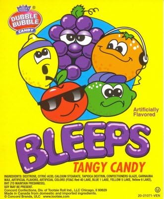 BLEEPS Tangy Candy (1 pound bag)