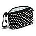 Built Go-Go Diaper Clutch, in Mini Dot Black and White