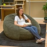 CONVERTS TO QUEEN SIZE BED! Corda Roy's Queen Size Corduroy Foam Bean Bag Bed