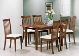  : 2 New dirty oak Solid Wood dining side chairs W/ cushion