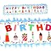 Glitterville HUGE Happy Birthday 73 Inch Felt Table Runner or Wall Banner