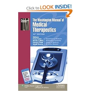 The Washington Manual of Medical Therapeutics, 33rd Edition