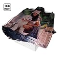 100 Kunststoff Tragetaschen Tragetasche Einkaufstasche "M�dchen & Hund"