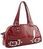 Chinese Laundry - Chinese Laundry Medium Red Silver Buckle Satchel