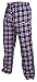 Mens Athletic Football Patriots Plaid Pajama Sleeping Pants