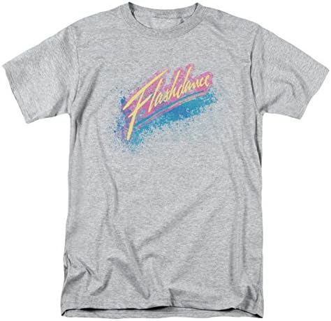 Flashdance Men's Spray Logo T-shirt Medium Heather