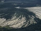 Aerial View of a Mud Volcano in the Wrangell Mountains Photographic Poster Print by George Herben, 32x24