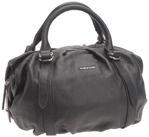 Paquetage HECTOR Polochon, Sac &agrave; main femme - Noir, Cuir