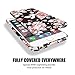 iPhone 6 Girl Case, Akna Retro Floral Series**[Girl Case]**[Slim Cover]**[Semi-soft Rubber Oil Coating]**[Vintage Flower Pattern] Back Case for iPhone 6 - 4.7” iPhone - [Berlin Black]