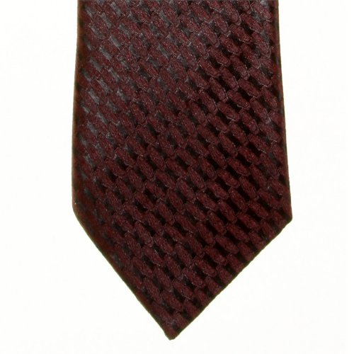 Giorgio Armani damson/black silk tie. GAM1264.