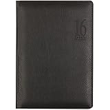 Lett's 2016 Torino Week to View, Black, 8.25" x 5.875" (CTO3XUBK-16)