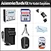 16GB Accessories Bundle Kit For Kodak EasyShare Touch M583 M580 M575 M550 M530 Digital Camera Includes Replacement Extended (1000 Mah) KLIC-7006 Battery + AC/DC Travel Charger + Hard Case + 16GB High Speed SD Memory Card + USB 2.0 SD Reader + More