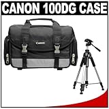 Canon 100DG Digital SLR Camera Case Gadget Bag + Deluxe Tripod for EOS 7D,  ....