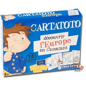Jeu de 74 cartes : Cartatoto l'Europe