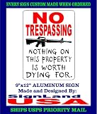 NO TRESPASSING SIGN
