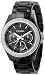 Fossil Women's Stella ES2157 Black Resin Quartz Watch with Black Dial
