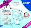 Brita - 104294 - Carafe Elemaris Brita Meter + Un Pack de 3 cartouches Maxtra - Blanche
