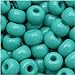 Jablonex Czech Seed Beads 6/0 Green Turquoise Opaque (1 Ounce)