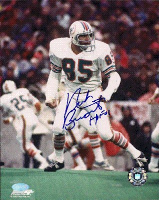 Autographed/Hand Signed Nick Buoniconti Miami Dolphins 8x10 Photo