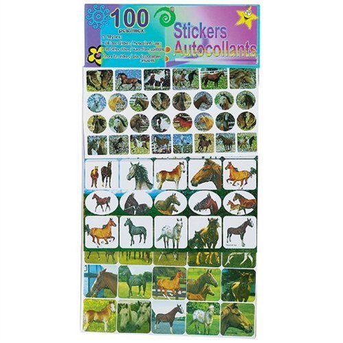 Cover image : 100 Horse Stickers