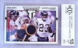 Drew Brees/Quentin Jammer 2002 Titanium Jersey Card #161 BCCG Graded 10.0