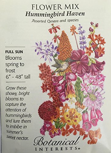 Hummingbird Haven Flower Seed Mix - 3.5 grams Hummingbird Haven Flower Seed Mix - 3.5 grams