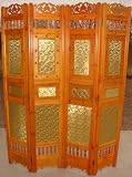 Shabby Chic 4 Panel Decorative Victorian Room Divider Screen