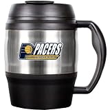 NBA Indiana Pacers 52-Ounce Stainless Steel Macho Travel Mug with Bottle Opener