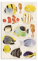 Martha Stewart Crafts Tropical Fish Stickers By The Package