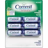 Commit Lozenges 2 mg - 6 Pop Pacs, 24 Lozenges Each - 144 Mint Flavor Lozenges