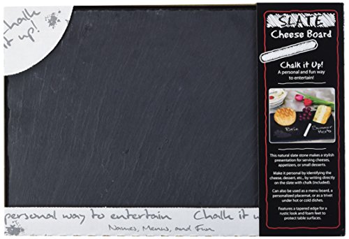 Slate Cheese Board with Chalk; 11.75 x 7.75